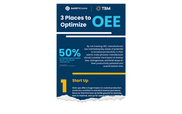 3 Places to Optimize OEE Infographic