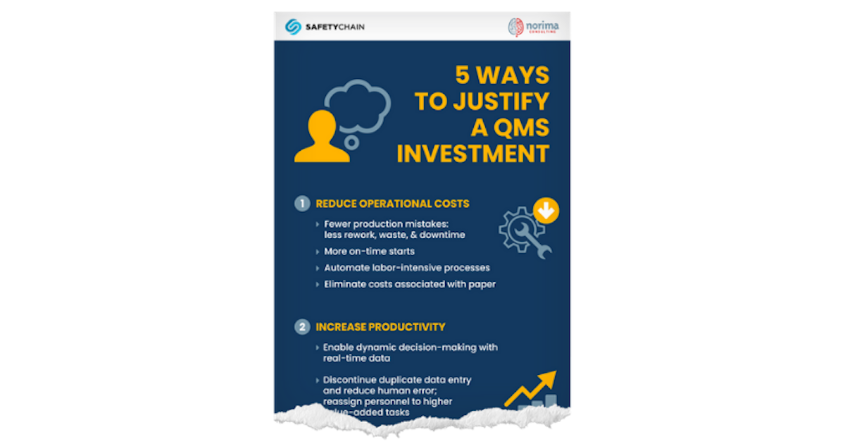 5 Ways to Justify a QMS Investment