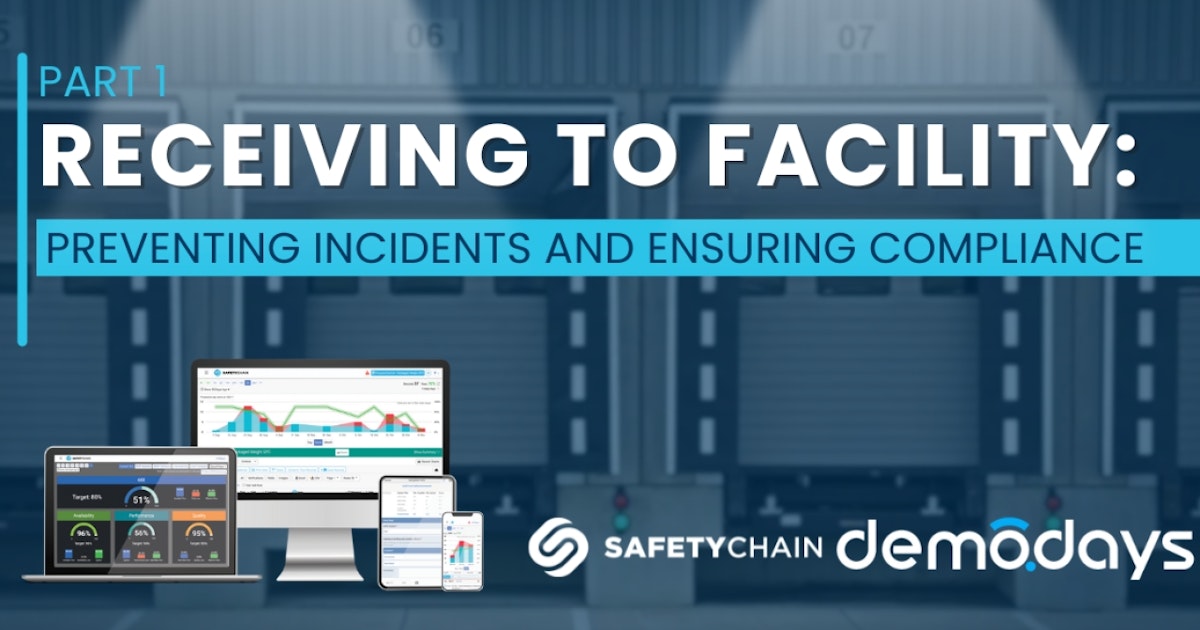 Part 1: Receiving to Facility