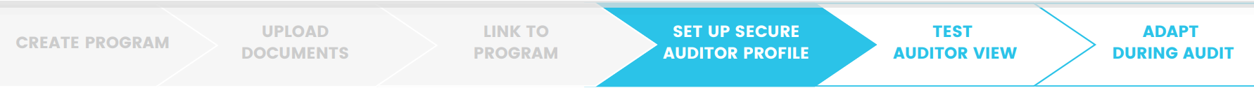 Step 4: Set Up Secure Auditor Profile