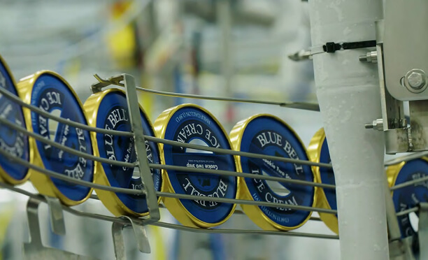 Blue Bell ice cream lids
