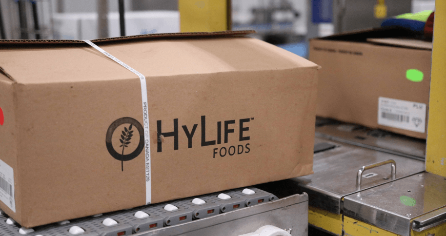 HyLife Foods packaging within the plant