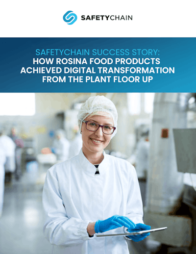 Rosina Food Products Achieved Digital Transformation From The Plant Floor Up