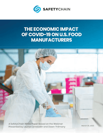 The Economic Impact of COVID-19 on U.S. Food Manufacturers