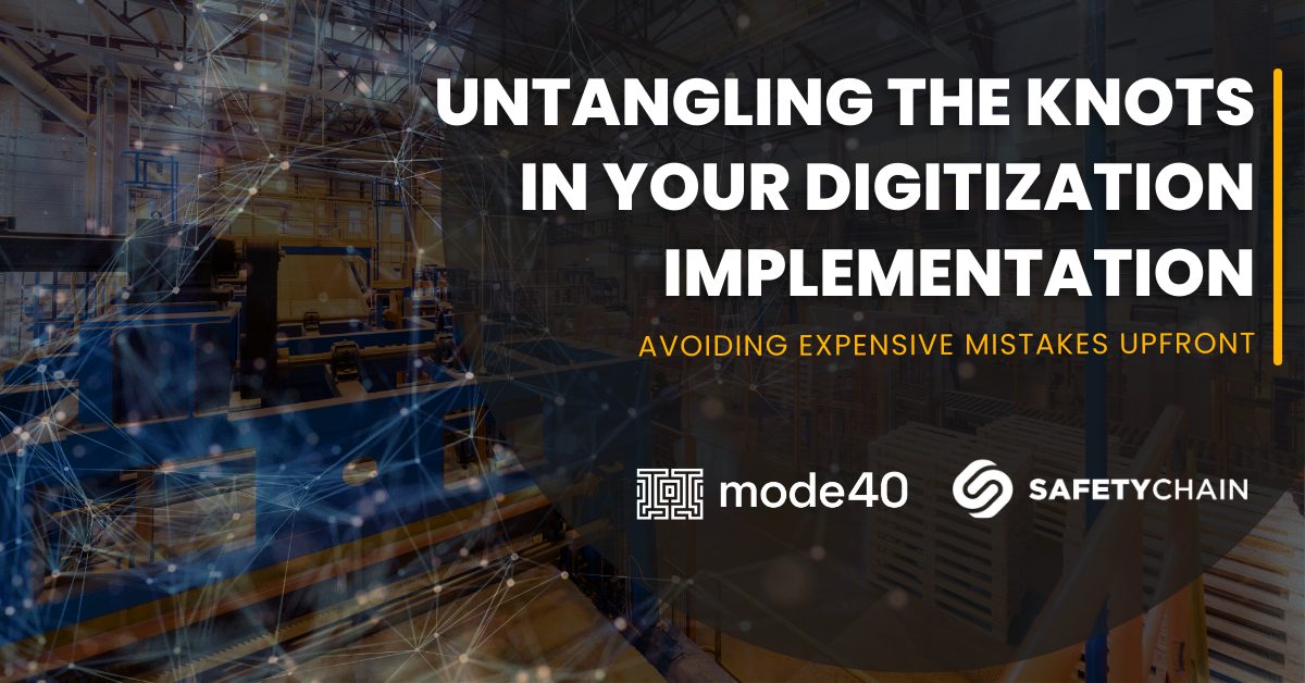 banner with Untangling the Knots in your digitization implementation