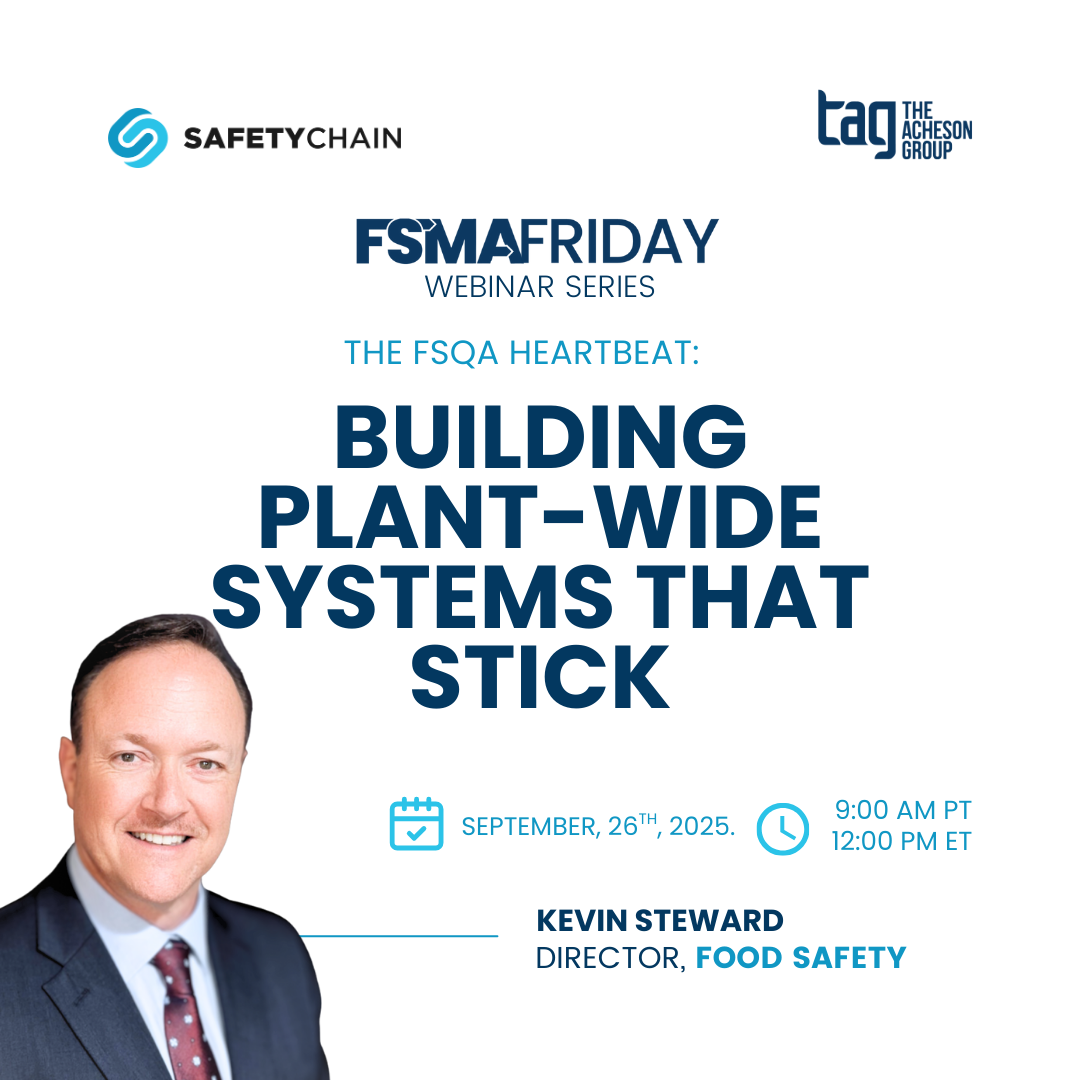 FSMA Friday Kevin Steward Sept 26, 2025