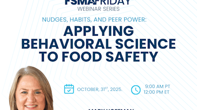 Nudges, Habits, and Peer PowerL Applying Behavioral Science to Food Safety