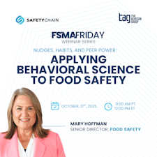 Nudges, Habits, and Peer PowerL Applying Behavioral Science to Food Safety