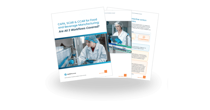 CAPA SCAR CCAR: Are All 3 Workflows Covered in Your Plant Guide
