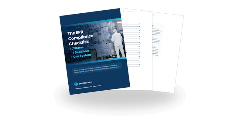EPR Packaging Compliance Checklist for Food & Beverage Manufacturers