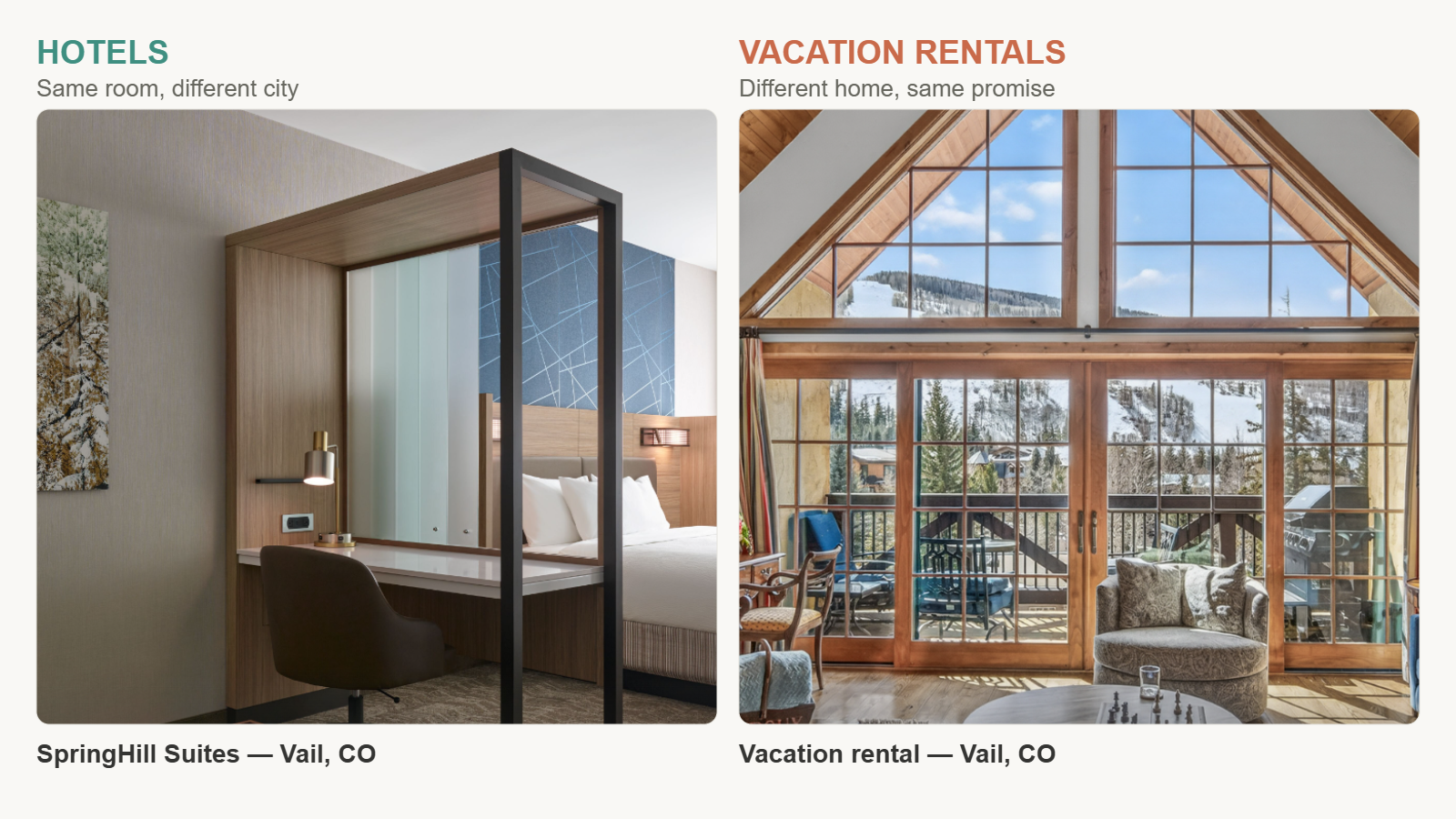 Standardize the Hospitality, Not the Home 