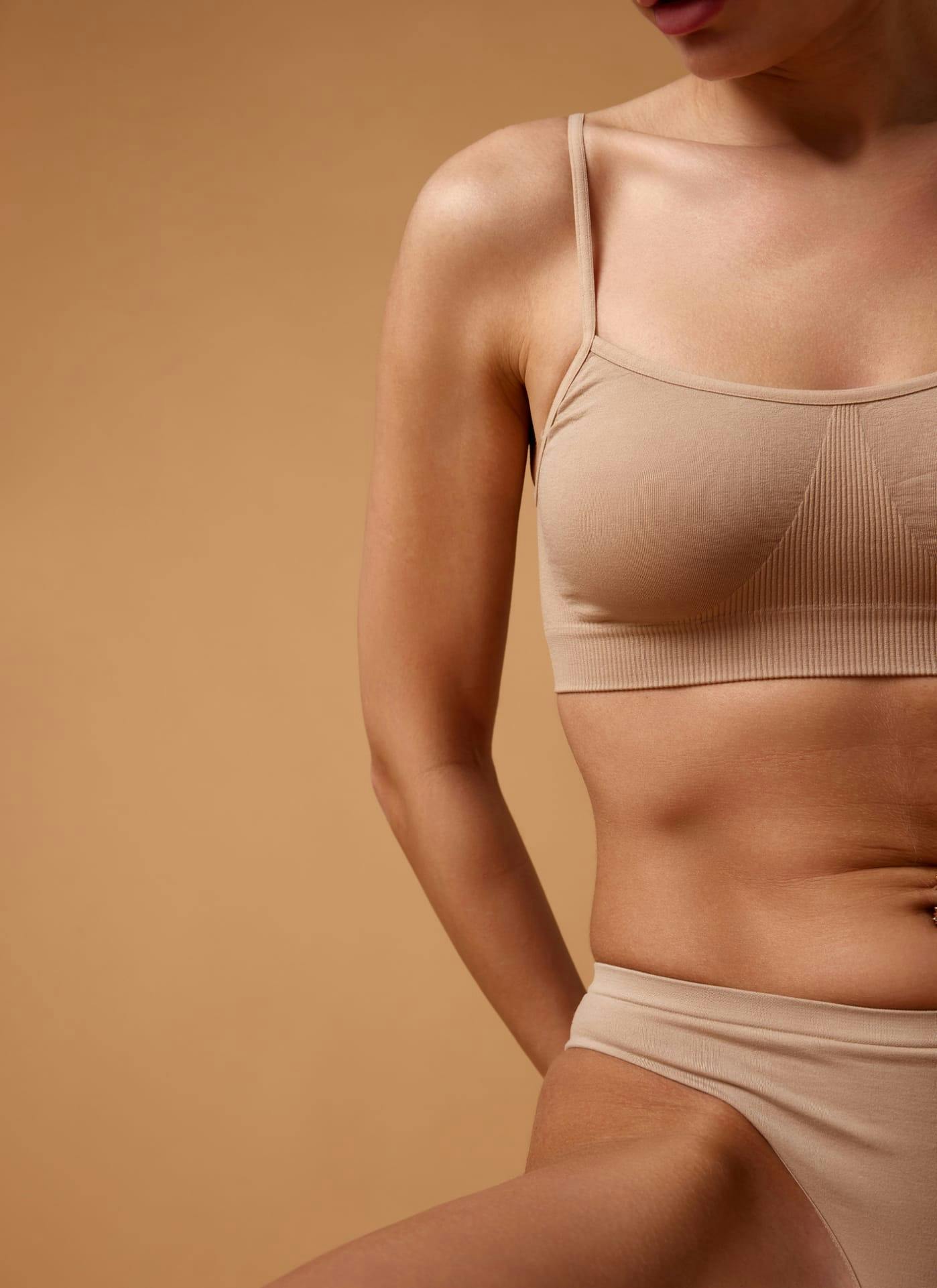 Close up of womans tummy