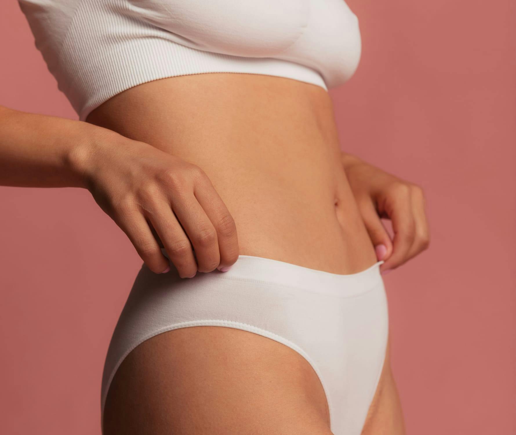 Womans midsection