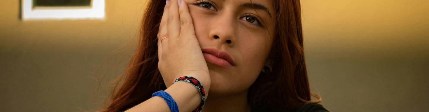 Teenager with anxiety