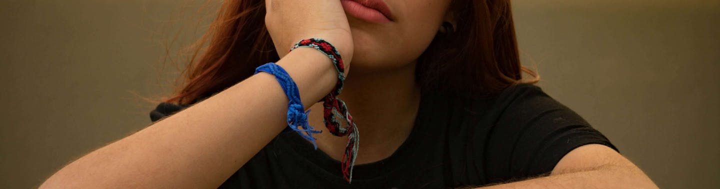 Teenager with anxiety