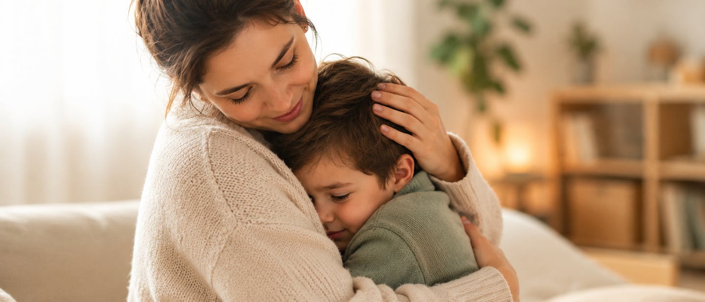 parent hug