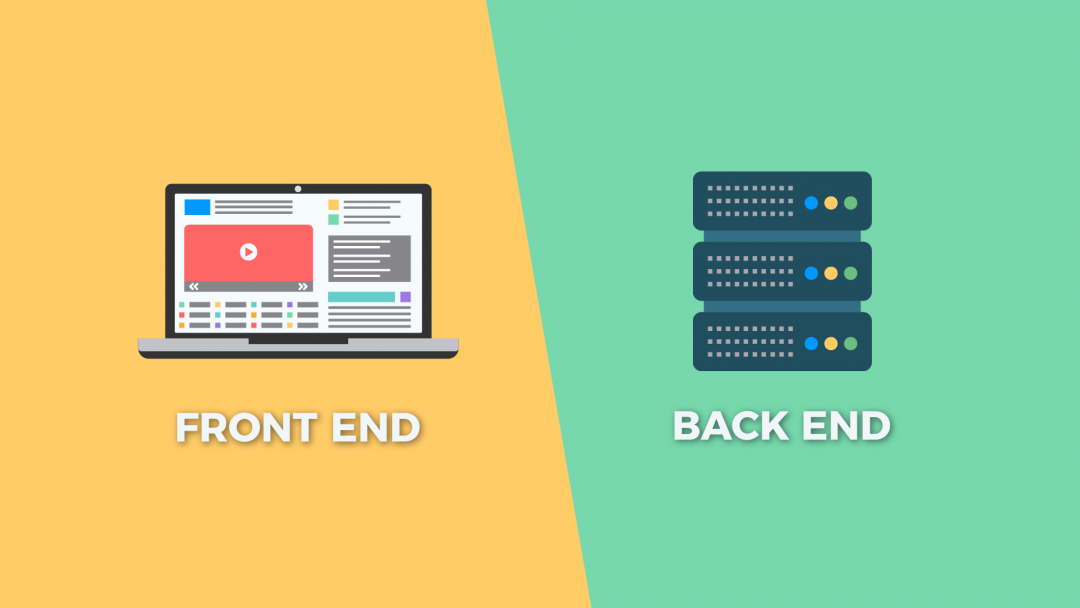 Front end vs back end