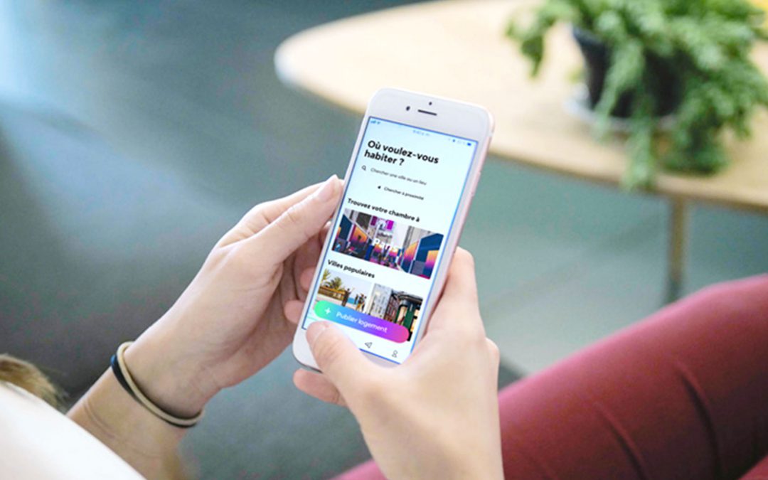 Person using a smart phone