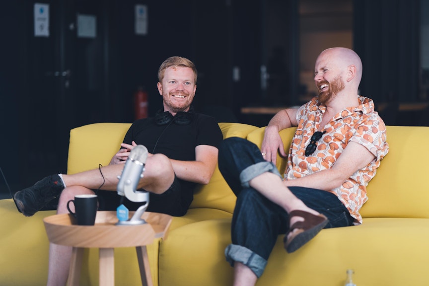 Picture of the Ironhack Podcast hosts, Dan Parry and Tim Stephens