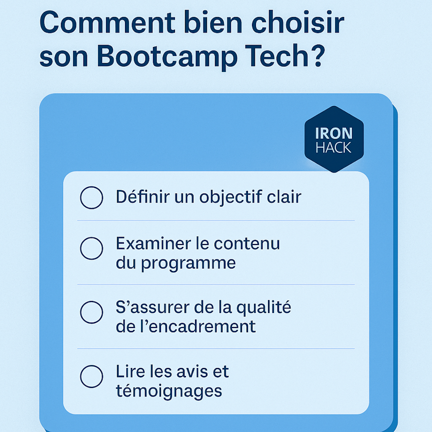 bien choisir son Bootcamp