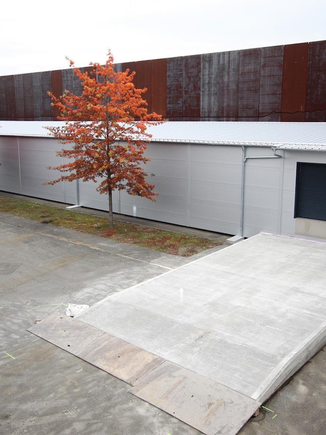 Temporäre Lager- und Werkstatthalle Temporäre Lager- und Werkstatthalle