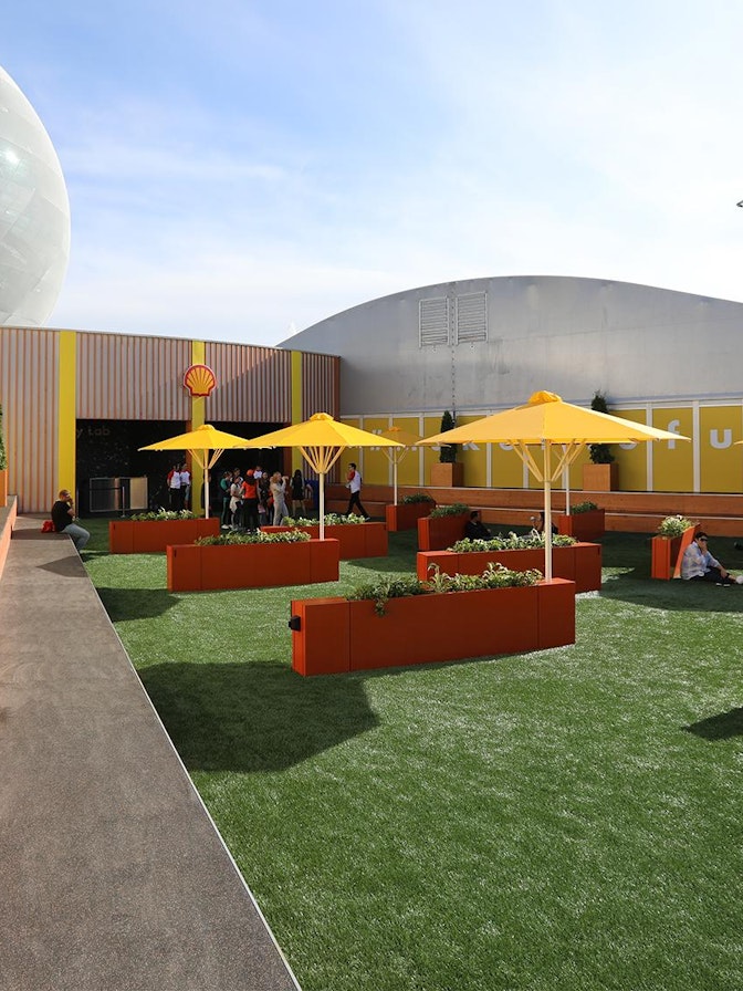 Picture: The Shell pavilion “Energy Lab. Discover a Cleaner Energy Future.” at Expo Astana 2017 Picture: The Shell pavilion “Energy Lab. Discover a Cleaner Energy Future.” at Expo Astana 2017