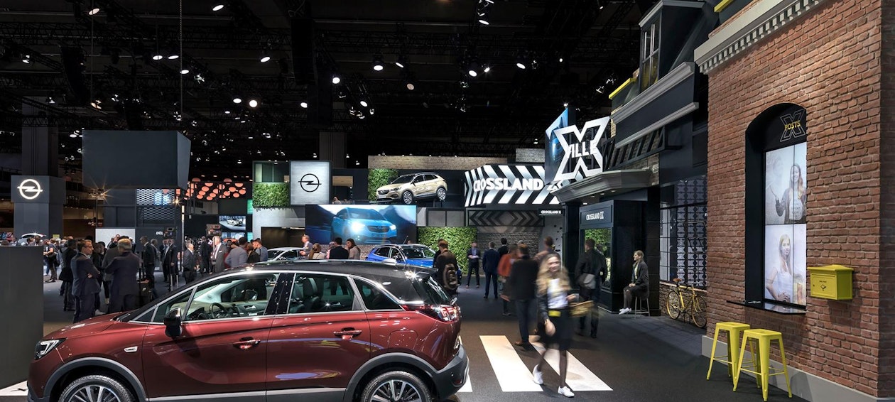 Pictures: Opel is presenting its first hybrid vehicle in a natural setting with a green double-deck exhibition stand on an area of around 4,000 square meters. Pictures: Opel is presenting its first hybrid vehicle in a natural setting with a green double-deck exhibition stand on