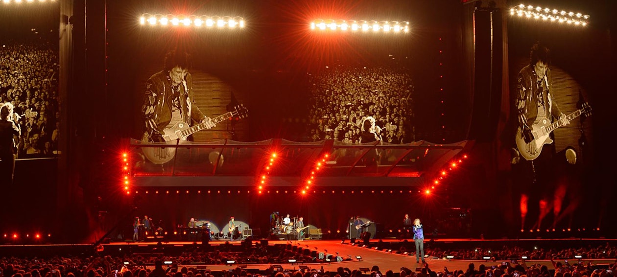 Picture: A total of 8,400 Stones fans celebrated on the grandstands constructed by NUSSLI in collaboration with EPS GmbH. Picture: A total of 8,400 Stones fans celebrated on the grandstands constructed by NUSSLI in collaboration with EPS GmbH