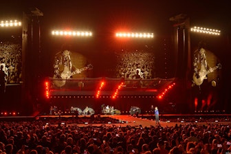 Picture: A total of 8,400 Stones fans celebrated on the grandstands constructed by NUSSLI in collaboration with EPS GmbH