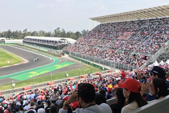 Image: NUSSLI built a total of 12,690 grandstand seats and three VIP areas for 2,000 Formula 1 fans.