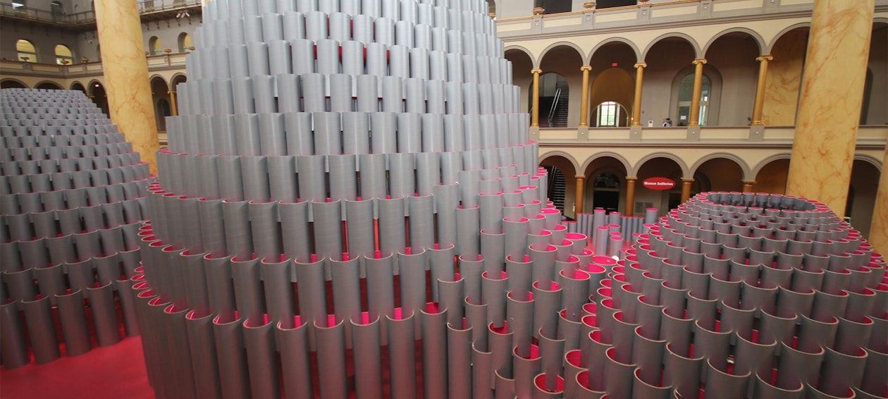Bild: Temporäre Ausstellung «Hive» im National Building Museum Bild: Temporäre Ausstellung «Hive» im National Building Museum