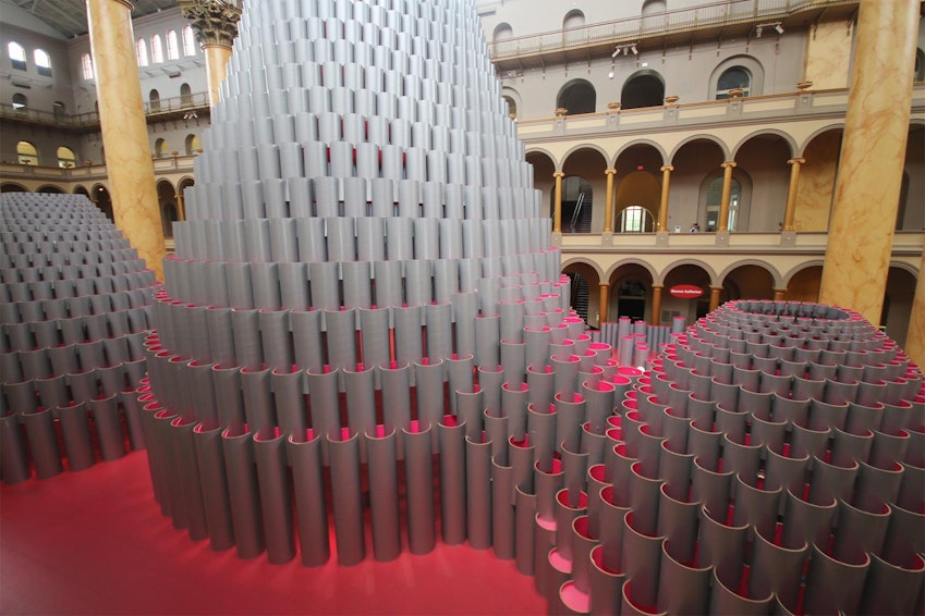 Bild: Temporäre Ausstellung «Hive» im National Building Museum