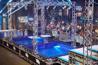 Bild: Die längste der drei Tribünen misst insgesamt 80 Meter.