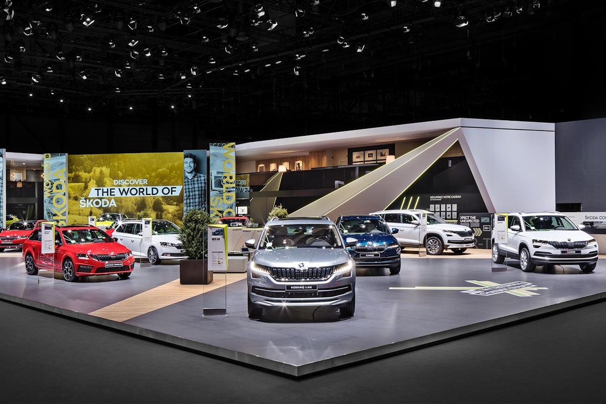 NUSSLI set up Škoda's trade fair appearance.