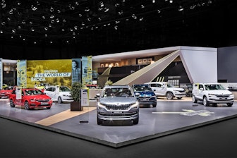 NUSSLI set up Škoda's trade fair appearance.