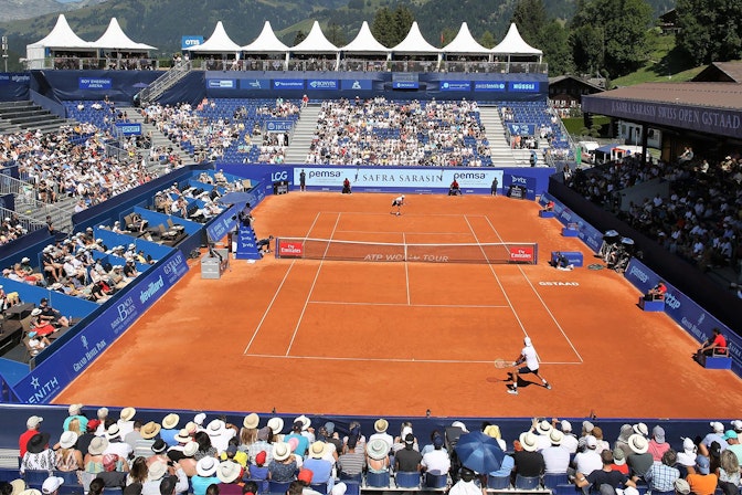 Since 2007 NUSSLI constructed a grandstand arena for the tennis tournament Swiss Open in the city center of Gstaad.
