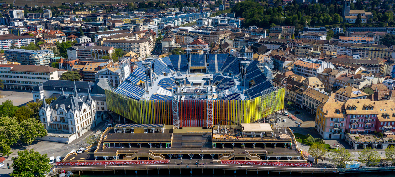 Die aussergewöhnliche Arena der Fête des Vignerons