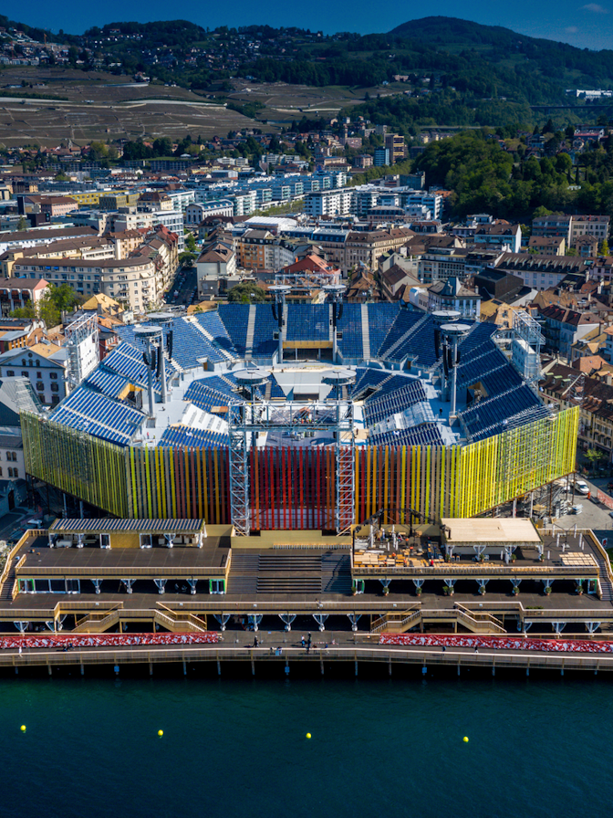 Die aussergewöhnliche Arena der Fête des Vignerons
