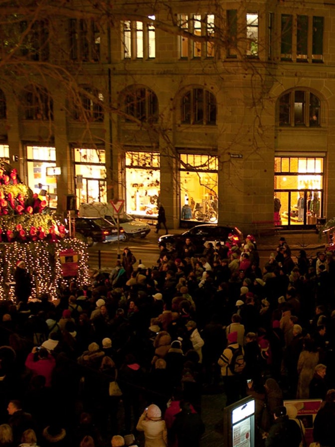 Singing Christmas Tree Zürich