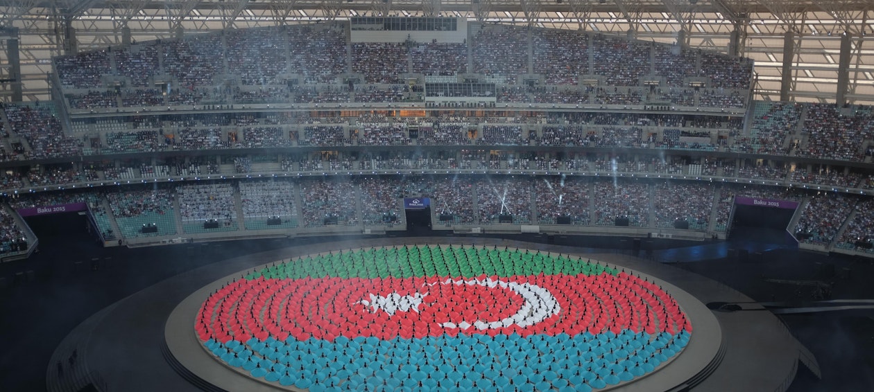 Overlay Arbeiten an den European Games