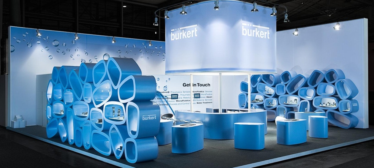 Messestand Bürkert