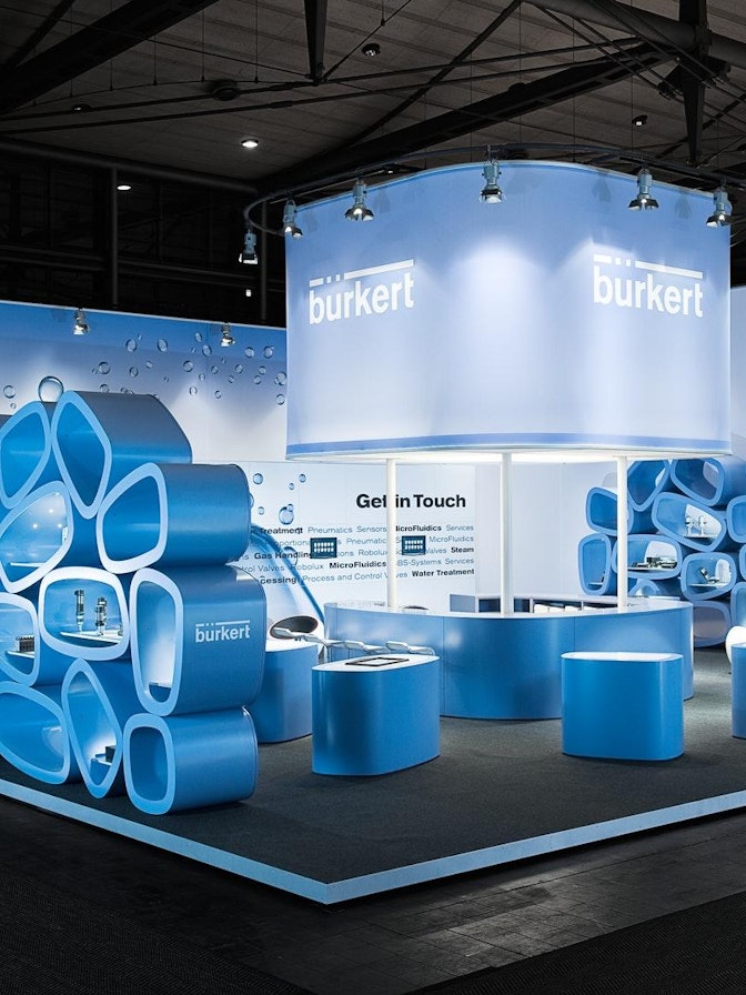 Messestand Bürkert