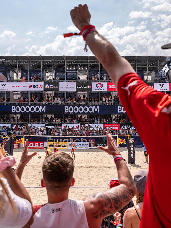 Beach Volleyball Europameisterschaften, Wien Copyright Martin Steinthaler