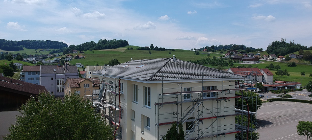 Aufstockung Mehrfamilienhaus Bazenheid
