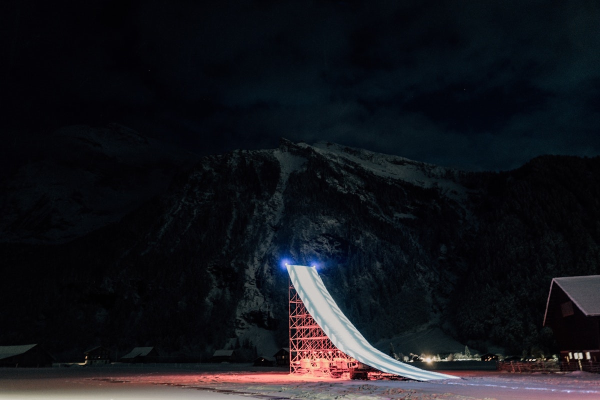Die Bodenstation „The Ramp“ in Engelberg