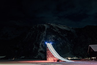 The ground control station "The Ramp" in Engelberg