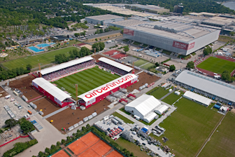 Temporary stadium airberlin world Fortuna Düsseldorf, 2011