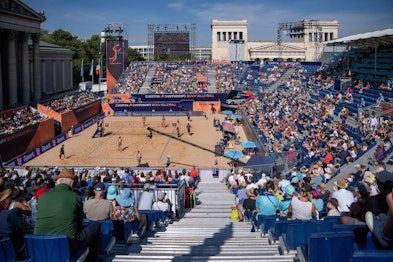 Temporäre Arena