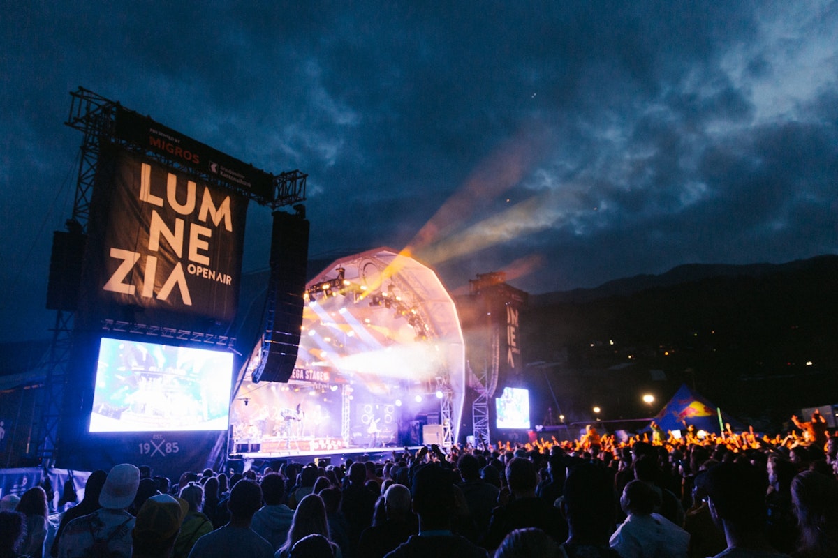 Bühne Openair Lumnezia