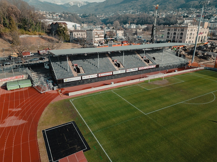 Erweiterung des Stadio di Cormaredo